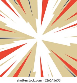 Comic book radial lines background