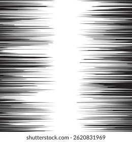 Comic book radial rays, manga or anime speed lines, zoom and motion effects. Cartoon action background. Pop art style elements. Vector illustration