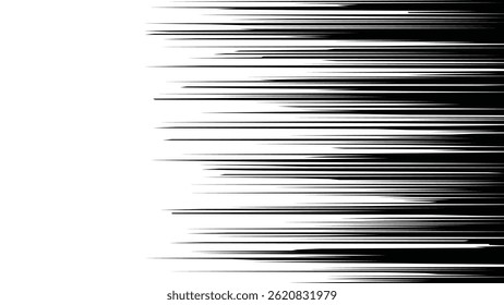 Comic book radial rays, manga or anime speed lines, zoom and motion effects. Cartoon action background. Pop art style elements. Vector illustration