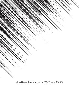 Rayos radiales de cómic, líneas de velocidad de manga o anime, efectos de zoom y movimiento. Fondo de acción de dibujos animados. Elementos de estilo de arte Pop. Ilustración vectorial