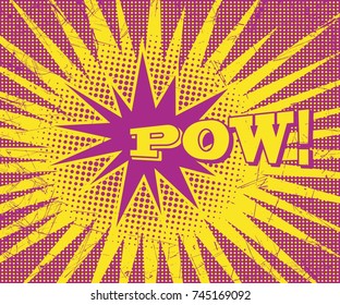 Comic book retro. Vector illustration vintage.