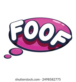 Comic book sound effect expressing surprise or amazement