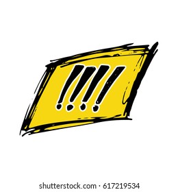 Comic book speech bubble, cartoon sound effect. Hand drawn pop art style sign vector illustration