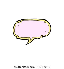 comic book speech bubble element
