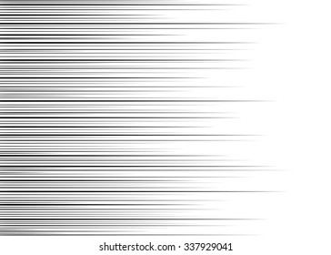 Comic Book Speed Horizontal Lines Background