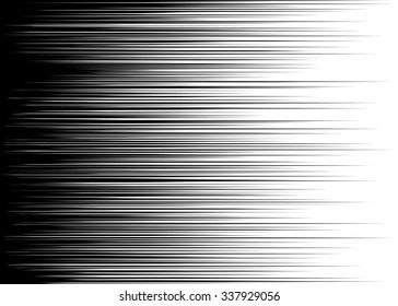 Comic Book Speed Horizontal Lines Background