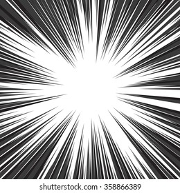 Comic book speed horizontal lines background