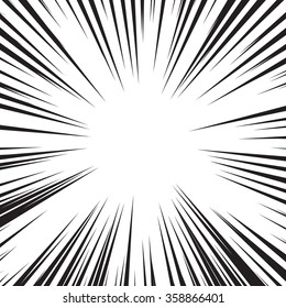 Comic book speed horizontal lines background
