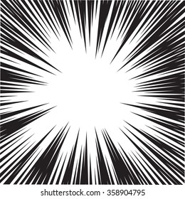 Comic book speed horizontal lines background