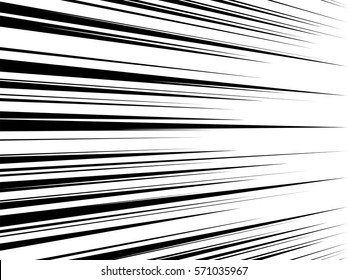 Comic book speed lines. Abstract vector background