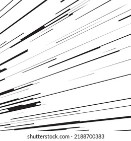 Comic book speed lines black color stripe