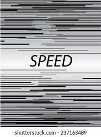 Comic Book Speed Lines, Depicting Action Fast Motion, Horazontall Lines