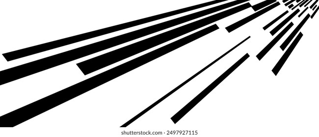 Comic book speed lines isolated on white background stripe effect style for manga speed frame, superhero action, explosion background. Motion line effect, pop art.vector eps 10