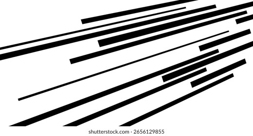 Comic book speed lines isolated on white background stripe effect style for manga speed frame, superhero action, explosion background. Motion line effect, pop art.vector. eps 10