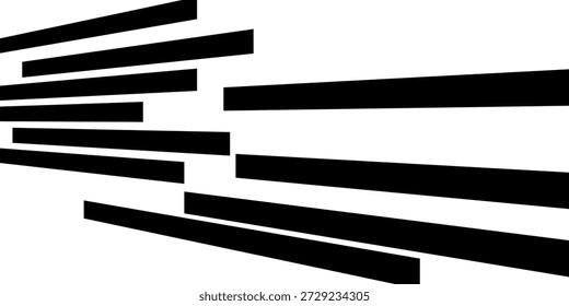 Comic book speed lines isolated on white background stripe effect style for manga speed frame, superhero action, explosion background. Motion line effect, pop art.vector eps 10