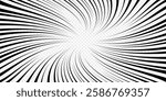Comic book speed lines. Manga anime background