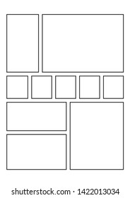 Comic Book Strip Templates For Drawing