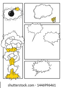 Comic Book Strip Templates For Drawing