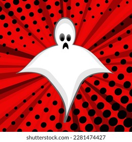 comic book style background  pop art  Vector banner casting  halloween    style background   easy to edit