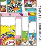 Comic Book Style Banners in Sizes; 88 x 31, 468 x 60, 234 x 60, 120 x 240, 120 x 600, 160 x 600, 300 x 600, 252 x 144 and 300 x 250