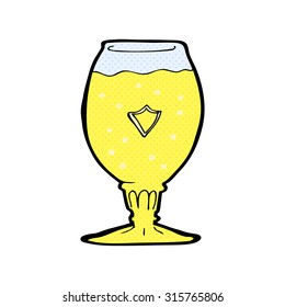 cerveza de caricatura estilo libro de historietas