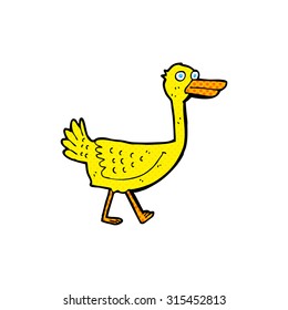 comic book style cartoon bird