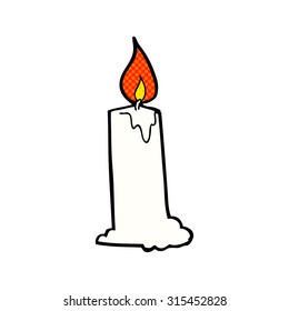 velas de dibujos animados estilo libro de historietas