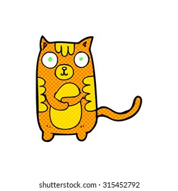 comic book style cartoon cat