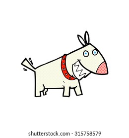 comic book style cartoon dog 