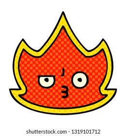 caricatura de un incendio al estilo de un libro de historietas