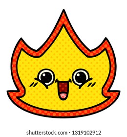 caricatura de un incendio al estilo de un libro de historietas