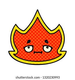 caricatura de un incendio al estilo de un libro de historietas