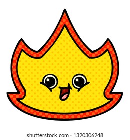 caricatura de un incendio al estilo de un libro de historietas