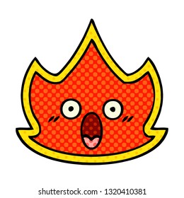 caricatura de un incendio al estilo de un libro de historietas