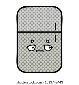 Comicbuch-Cartoon mit Kühlschrank-Gefrierfach