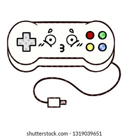 Comicbuch-Comic-Cartoon eines Gamecontrollers