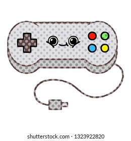 Comicbuch-Comic-Cartoon eines Gamecontrollers
