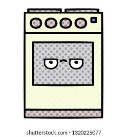 historieta de un horno de cocina