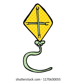 comic book style cartoon kite