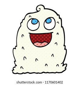 comic book style cartoon lumpy ghost
