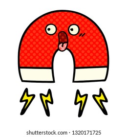 Comicbuch-Comic-Cartoon eines Magneten