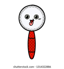 comic book style cartoon of a magnifying glass