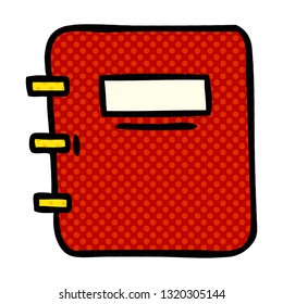 caricatura del estilo de un libro de notas