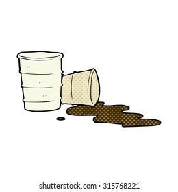 comic book style cartoon office coffee