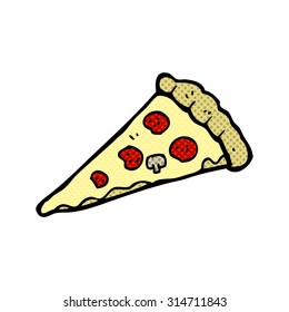 comic book style cartoon pizza