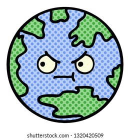 historieta de un planeta Tierra