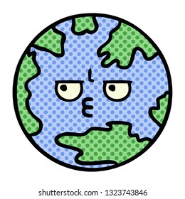 historieta de un planeta Tierra
