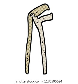 llave de plumilla de dibujos animados estilo libro de historietas