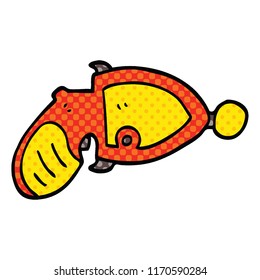 comic book style cartoon ray gun