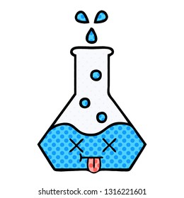Comicbuch-Comic-Cartoon eines Science-Becherers